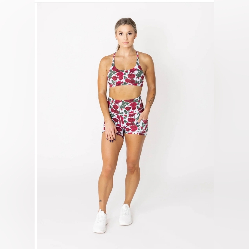 Feed Me Fight Me City of Roses Sportsbra, Size L